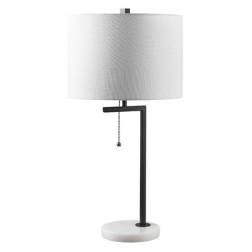Alyssa 24.5" Metal/Marble LED Table Lamp - JONATHAN Y
